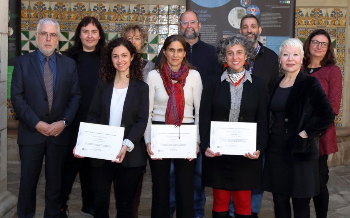 UPFBarcelona's tweet photo. XXXIII Premis CAC | Les recerques de Fernanda Elizabeth Ramírez i Gemma Palà Navarro @gemmapalaa, de @comunicacioUPF han estat reconegudes pel Consell Audiovisual de Catalunya @Consell_Audio . Enhorabona! 🎊

👉 https://t.co/vlBHRkma9e #recerca https://t.co/968uA5cfPv