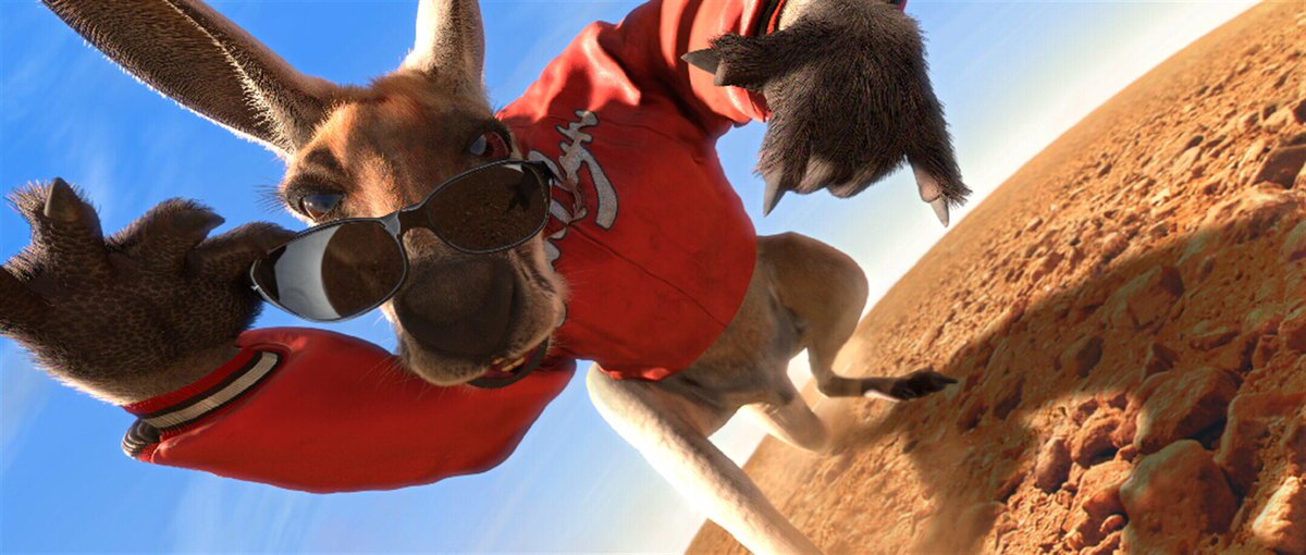 UJStrikesBack's tweet image. Turning Red sucked. The film takes place in the 2000s and not once do they recognize Kangaroo Jack and the cultural impact it had on society. SMH. 1/10

#KangarooJack #TurningRed #Early2000s