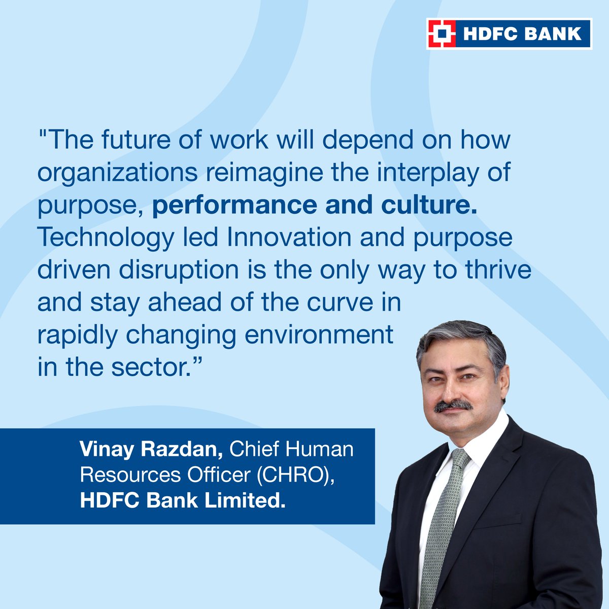 .@HDFC_Bank is humbled to be recognized amongst India's Best Workplaces in the BFSI sector in 2022. Read below to know more.

#HDFCBank #IndiasBestWorkPlaces #BFSISector