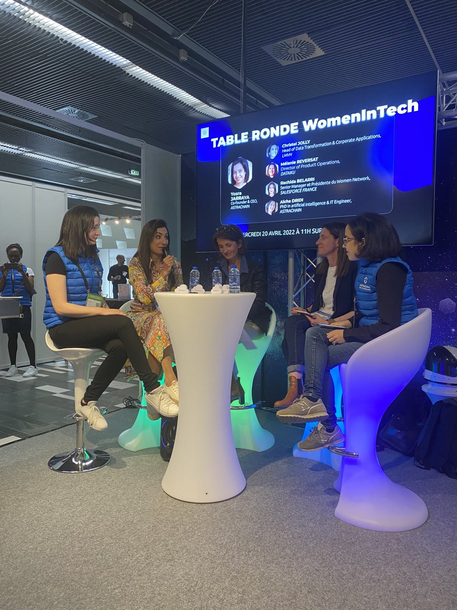 Table ronde WomeninTech sur le stand ⁦<a href="/astrachain/">msk985</a>⁩ : « revoir le Working des descriptifs de job est un bon vecteur de changement »