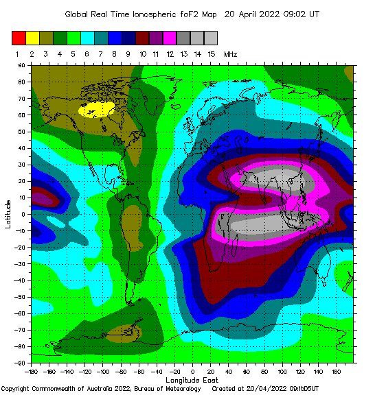 Global Optimum NVIS Frequency Map Based Upon Hourly Ionosphere Soundings via https://t.co/6WcAAthKdo #hamradio https://t.co/W4edkqS2aR