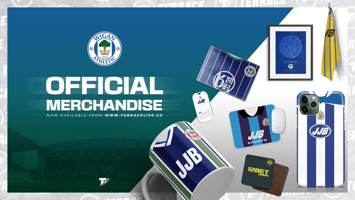 𝐔𝐏 𝐓𝐇𝐄 𝐓𝐈𝐂𝐒! 💙🤍

🛒Shop the brilliant <a href="/LaticsOfficial/">Wigan Athletic</a> range at terracelife.co/WAFC

🔁Retweet for your chance to bag a FREE #WAFC kit mug on us! #Latics