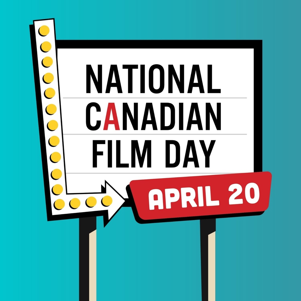 HAPPY NATIONAL CANADIAN FILM DAY! 
It's the day we've all been waiting for. Stream it, screen it, binge it... just be sure you are watching a great Canadian Film today, April 20th!