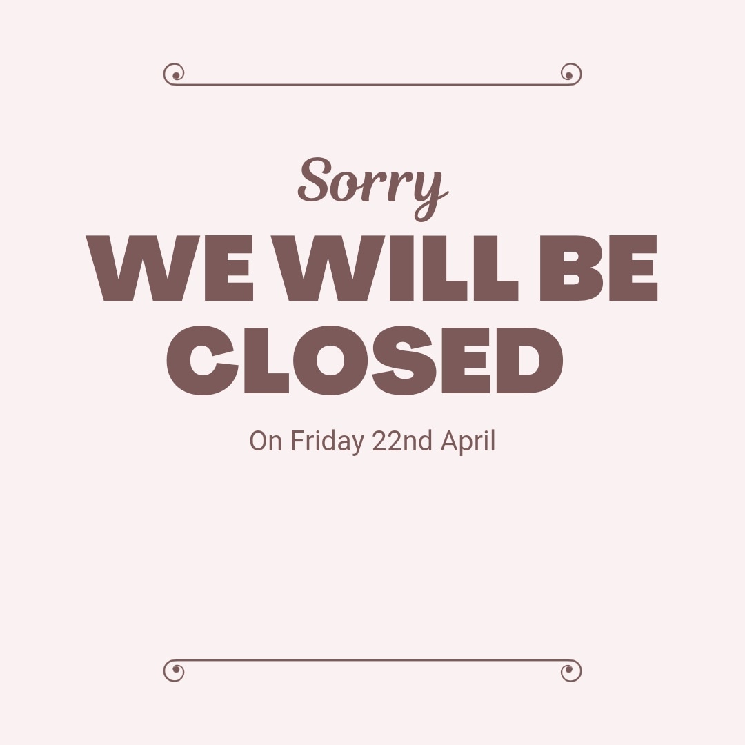 Apologies the Hub will be closed on Friday 22nd April. Sorry for any inconvenience caused. We will be back open Monday 25th as normal.