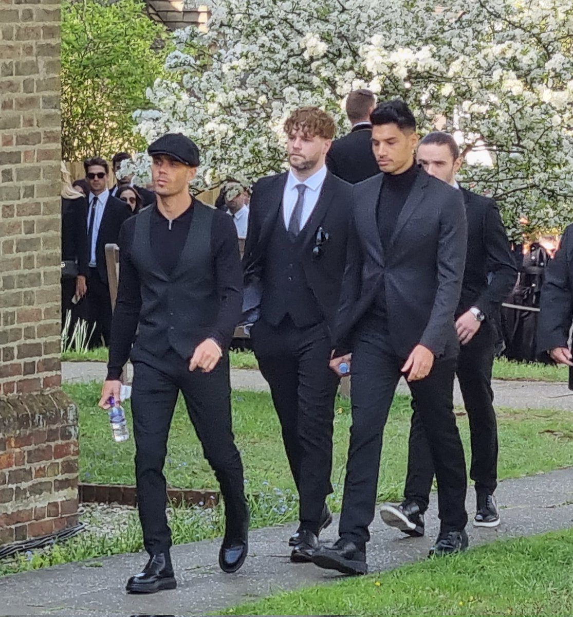 Tom's bandmates from <a href="/thewanted/">The Wanted</a> have arrived for his funeral in London. 

<a href="/itvnews/">ITV News</a>