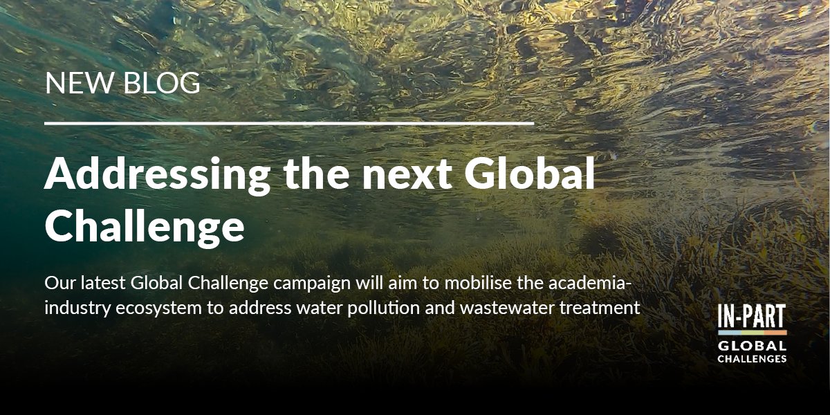 A quarter of the world’s population don't have access to safe drinking water💧

The opening editorial to our next Global Challenge campaign outlines the scale of the issue and how we’ll mobilise academia and industry to address it: in-part.com/blog/water-pol…

#waterinnovation