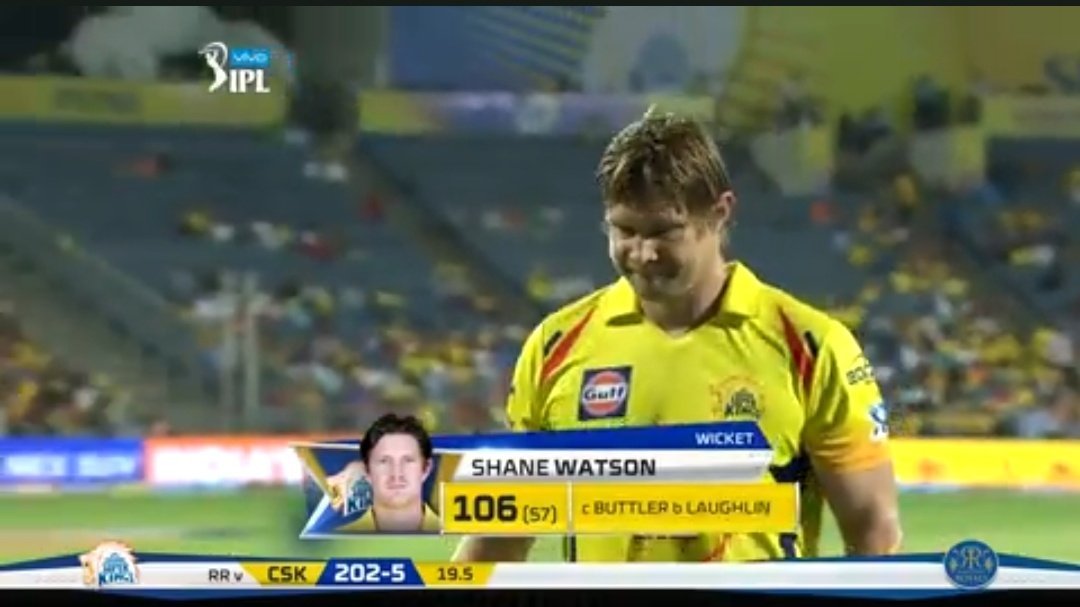 On This Day @ShaneRWatson33 scored a brilliant century against RR😍🔥

We Miss You Watto🥺

#ShaneWatson || #CSK || @ChennaiIPL