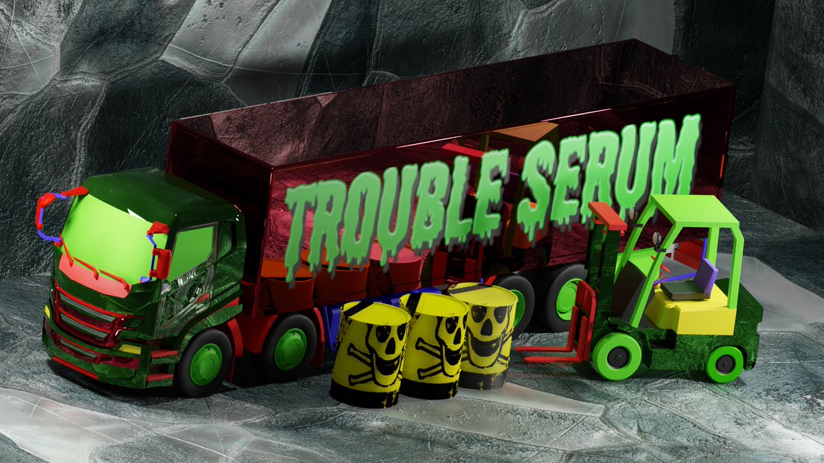 YellowBanditNFT's tweet photo. Hey Hey another truck with TroubleSerum JUST ARRIVED !!! More PunkzZ will be injected TODAY !!! 
#NFTGiveaways #NFTGiveaway #NFTCommunity #NFTs #NFTCollection #NFTdrop #nftart #nftcollectors 
#BlockchainGaming #MetaverseNFT @BornNft @RahelYouth https://t.co/GGIXcWQUBb