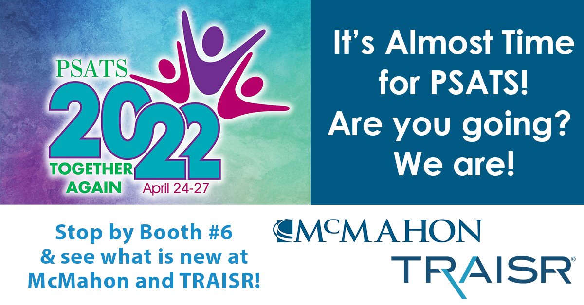 McMahon, a Bowman company (@mcmahonassoc) on Twitter photo It's almost time for <a href="/PSATS/">PSATS</a> Annual Conference! Connect with <a href="/mcmahonassoc/">McMahon, a Bowman company</a> & <a href="/Traisr/">TRAISR Software</a> teams at booth #6 on April 24-27 in Hershey, PA. Chat with our experts to here what's new & how we can assist your project needs. Let's all be TOGETHER AGAIN! #PsatsConf22 #TogetherAgainPSATS It's almost time for <a href="/PSATS/">PSATS</a> Annual Conference! Connect with <a href="/mcmahonassoc/">McMahon, a Bowman company</a> & <a href="/Traisr/">TRAISR Software</a> teams at booth #6 on April 24-27 in Hershey, PA. Chat with our experts to here what's new & how we can assist your project needs. Let's all be TOGETHER AGAIN! #PsatsConf22 #TogetherAgainPSATS