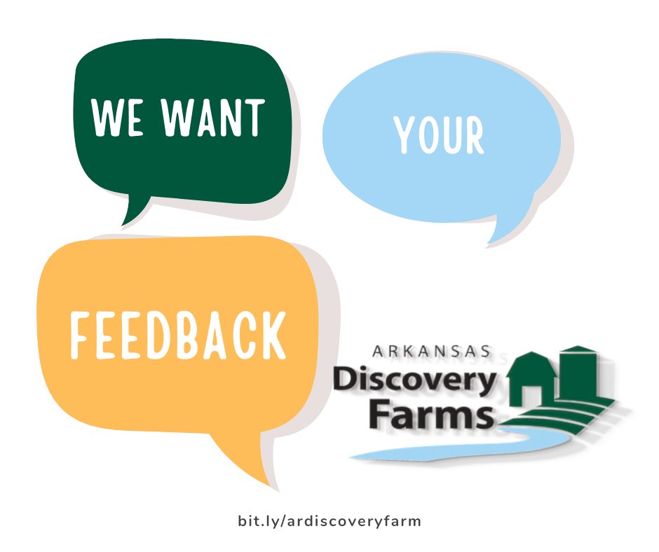 The #ARDiscoveryFarms Program is planning a conference focusing on #Conservation &amp; #Agricultural #Sustainability in Arkansas, &amp; we need your feedback! Please click the link below &amp; take this short survey to help us plan and gauge interest in this event.
bit.ly/ardiscoveryfarm