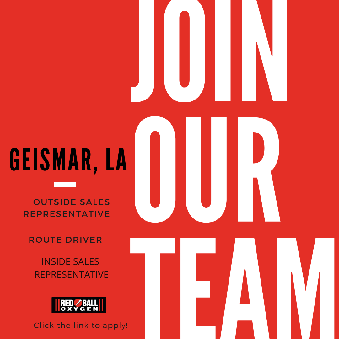 RedBallOxygenCo's tweet photo. Red Ball Oxygen has a few full-time positions open at our Geismar location! 

Click the link below to apply or share with someone you think would be a great fit for our team. Apply now! 

#Sales #truckdrivers #ApplyNow #batonrougejobs 

https://t.co/FR91i9pi65 https://t.co/IBOWmTIjhS
