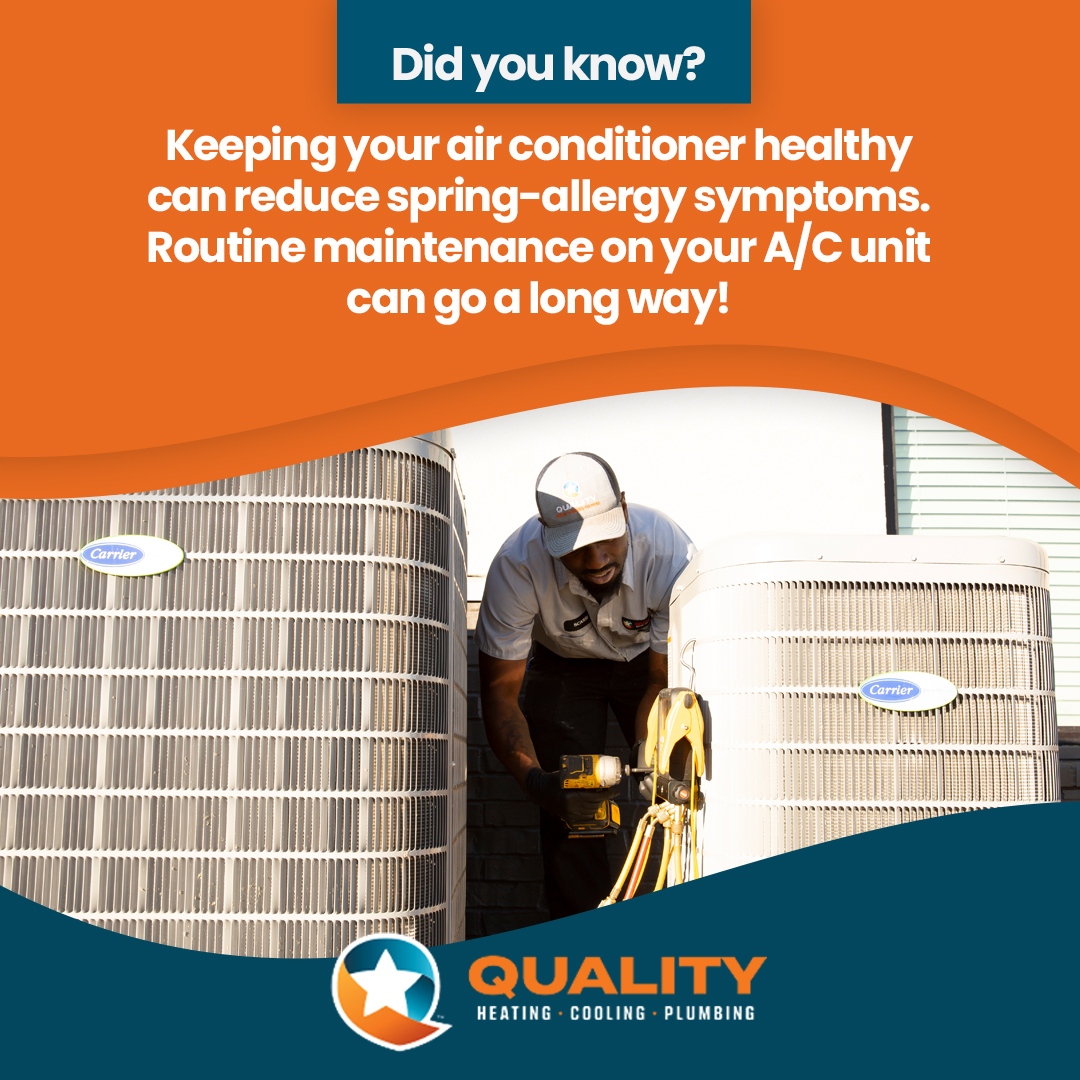 qualityhcok's tweet photo. Schedule an A/C service! The HVAC pros will inspect, test, clean, and repair your unit, making sure that it works properly. As a result, you and your family can enjoy a cleaner and safer home environment while staying comfortable. https://t.co/0I9PZOJFss