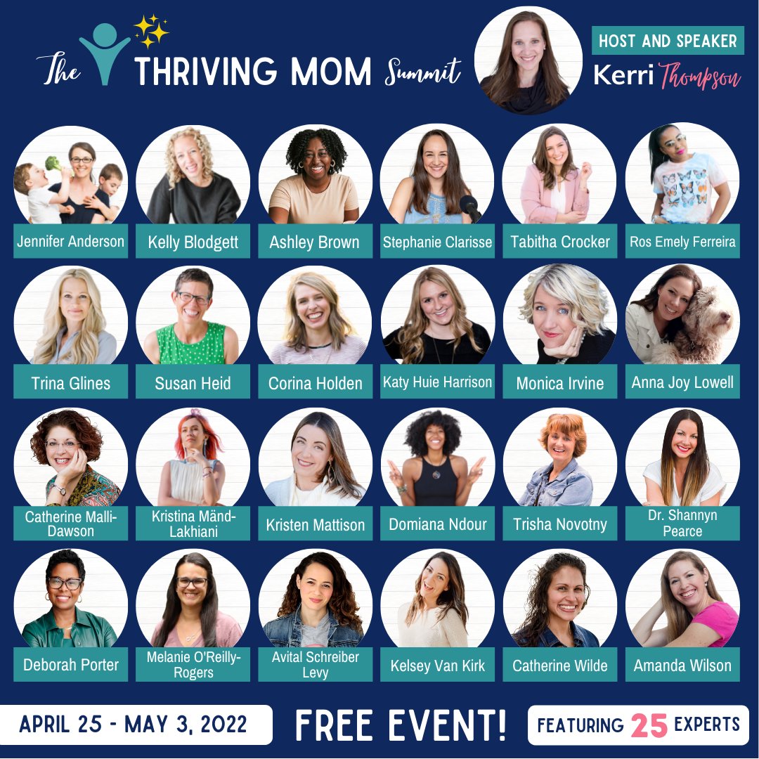 KThompsonLLC's tweet photo. Check out the lineup of awesome expert speakers for the upcoming Thriving Mom Summit!

Grab your free ticket by heading to https://t.co/xv54L9jRAG

#thrivingmomsummit #momshelpingmoms #madetothrive #calmthechaos #survivingtothriving #thrivingmom #strongmom https://t.co/jshjzTbJO4