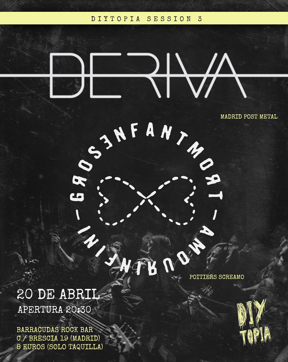 ¡¡HOY!! 

Último concierto del HAIKU EUROPEAN TOUR

<a href="/diytopiapodcast/">DIYTOPIA | Underground Podcast</a> <a href="/nooirax/">Nooirax Producciones</a> <a href="/salabarracudas/">Barracudas Rock Bar</a>