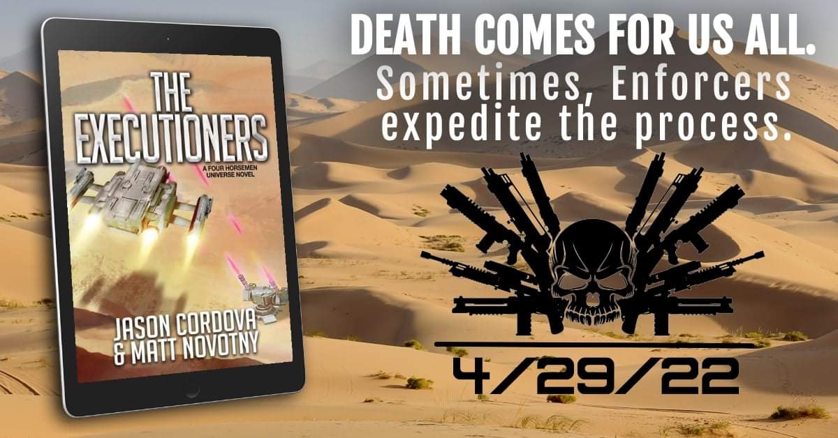 WarpCordova's tweet photo. Ad for #TheExecutioners went live on #WriterDojo this morning. Movie Guy Jack does some awesome work. Oh, @monsterhunter45 and @SteveDiamond80 also have some good writing advice as well. https://t.co/q4h9KR7O5G #4HU #RespectTheHustle https://t.co/GH77d7dUoq