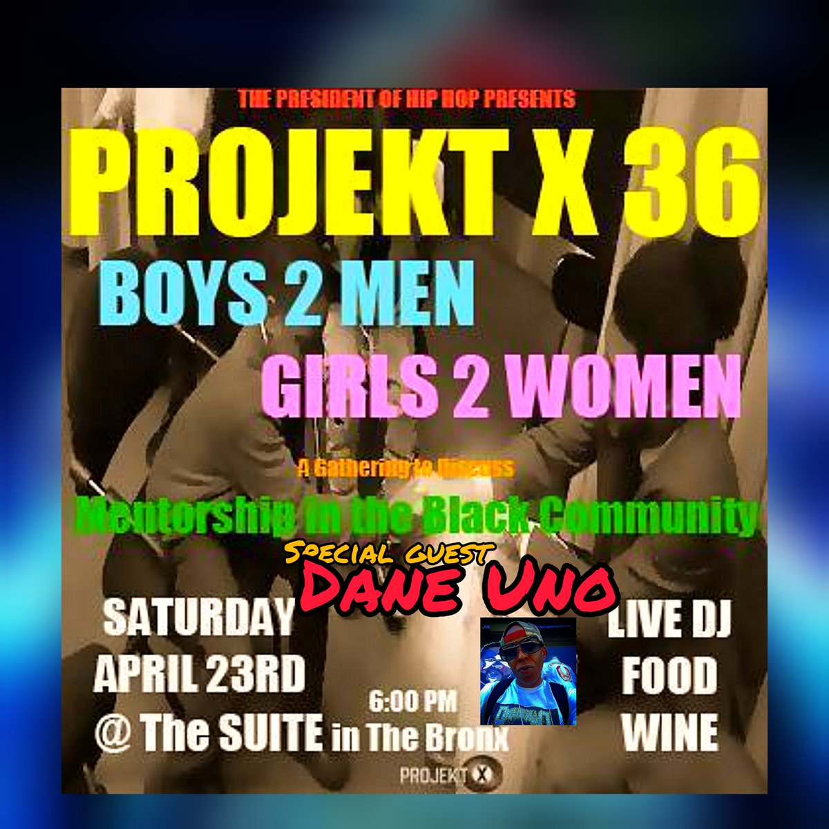 TheRealDane1's tweet photo. Saturday April 23rd
#InTheUnoLife
#DaneUno Bronx NY
๐ถ ๐๐ท6pm
@thepresidentofhiphop @insommagsince96 #duginf
#cromazonemuzik
@NationzUnited https://t.co/dcmHOoc4Ie