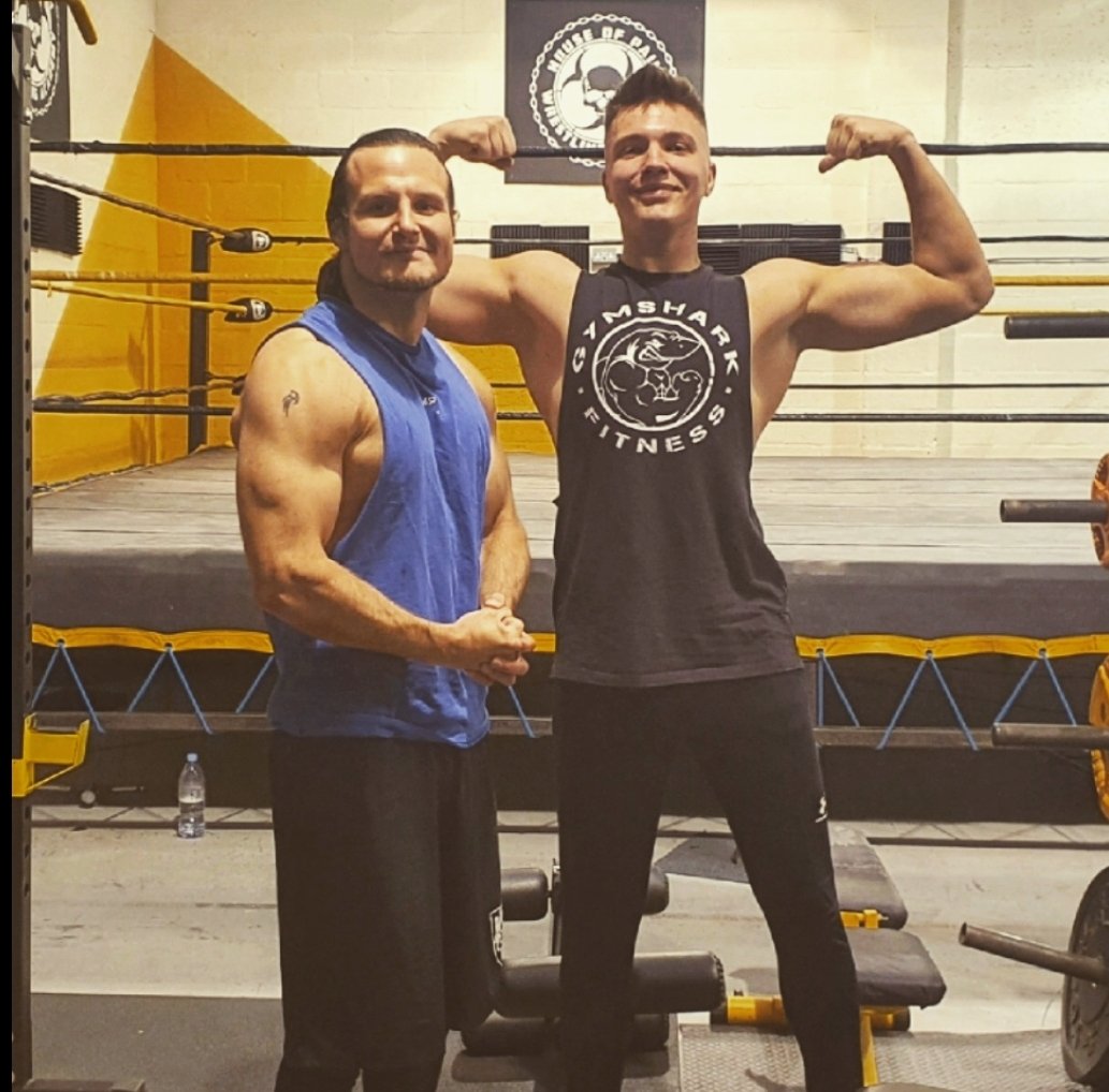 riley_nova's tweet photo. Big gym day with @JosephConners hitting all the PB's. Those lads om Friday are gonna get it 💪
#wrestling #prowrestling #britwres #rileynova #champion #josephconners #gym #fitness #lifting #Gymshark https://t.co/7A2k9rJhdV
