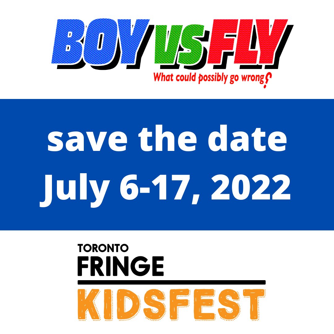 boyvsfly's tweet photo. Save the date!  @boyvsfly returns to the stage as part of the upcoming @toronto_fringe Kidsfest.  More to come.

#boyvsfly #tofringe https://t.co/gavZmg03Hk