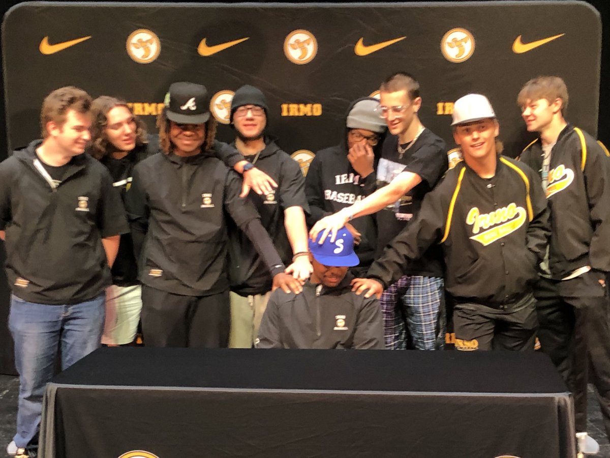 Congrats to <a href="/Julian_21scott/">Julian Scott</a> as he will be attending and playing baseball at Spartanburg Methodist College <a href="/GOSMCBASEBALL/">SMC BASEBALL</a> in the fall. Thanks to his teammates who joined in the celebration today.