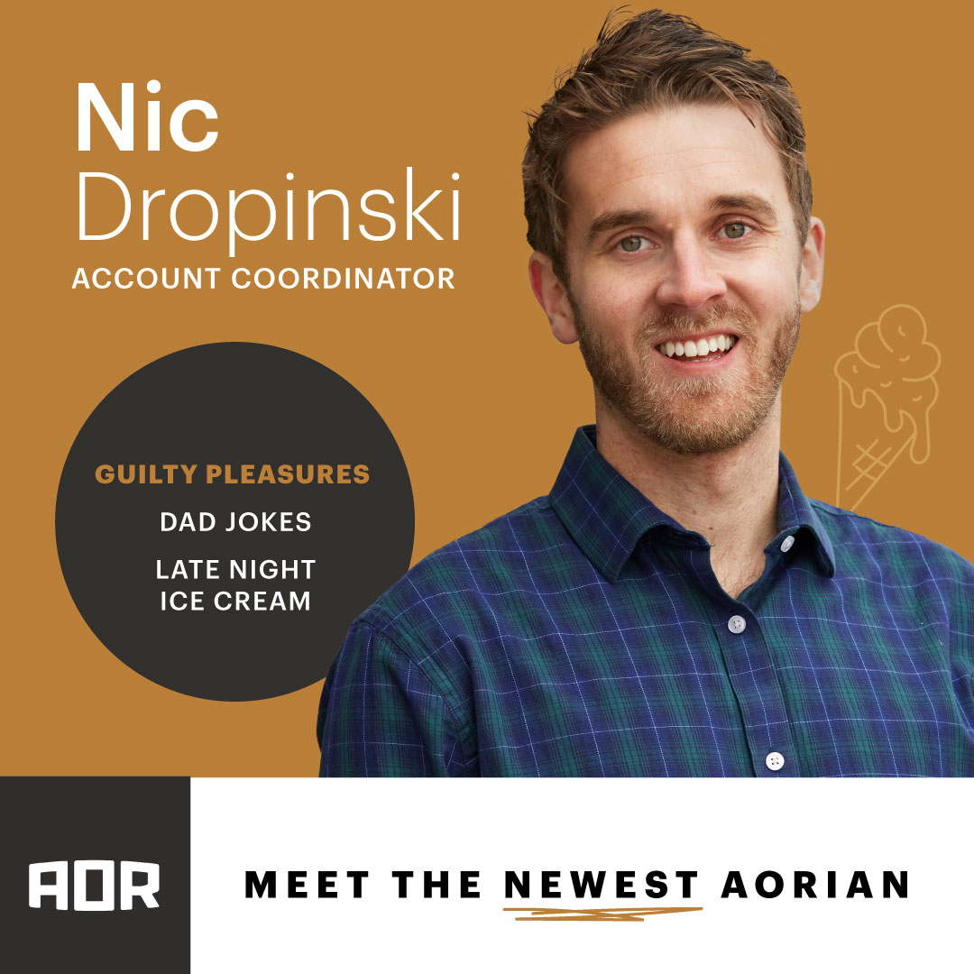 We’ve got another team member to introduce! Meet Nic, our new Account Coordinator. With his dynamic capabilities and friendly personality, we can’t wait to see the cool projects he’s going to help us bring to life.
Get to know him: thinkaor.com/agency/team/ni…