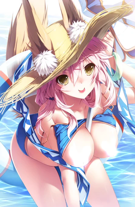 水着玉藻が復刻ピックアップとの事で【描いたら出る教】の信者として触媒イラスト貼っときますね。
オッパイの先っちょは消してあります。夏の太陽のせいです
#FGO 