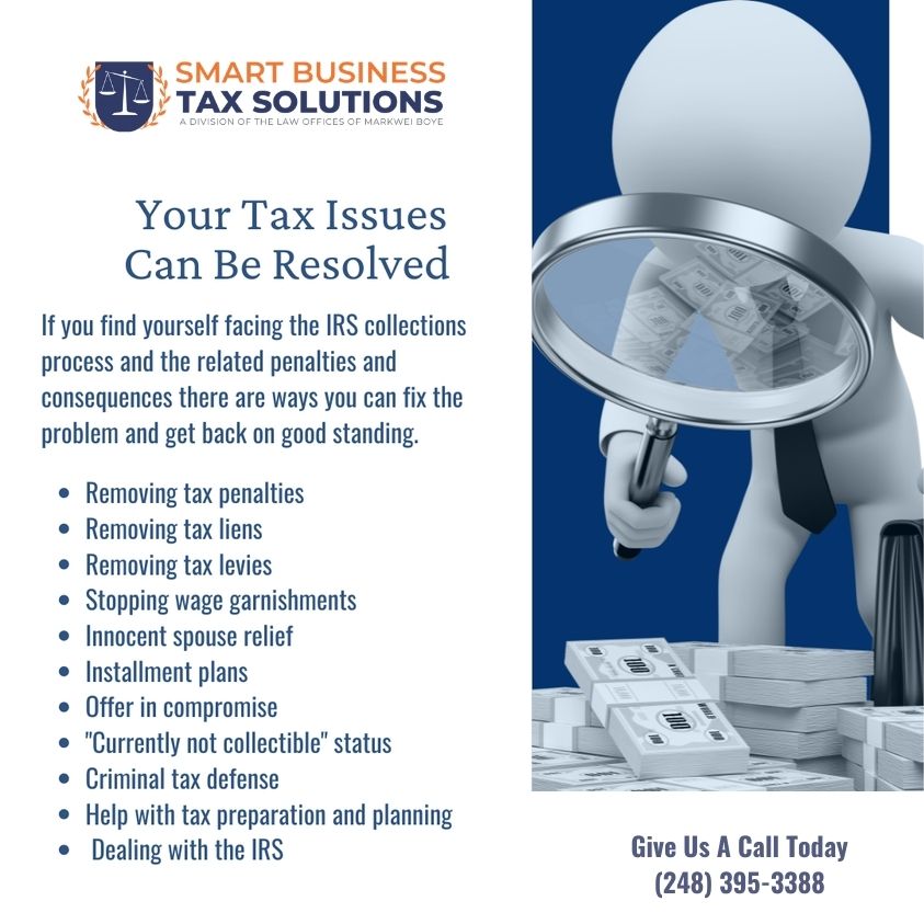 taxpros's tweet photo. So, you have filed your taxes and all of a sudden, you get a notice from the IRS saying there is an issue.
Did you know your tax issues can be resolved?

Give us a call at 248-395-3388 or visit our website at https://t.co/i9gUcnfPtT.

#taxissues #finances #blackattorney https://t.co/TQZWFG4F5s