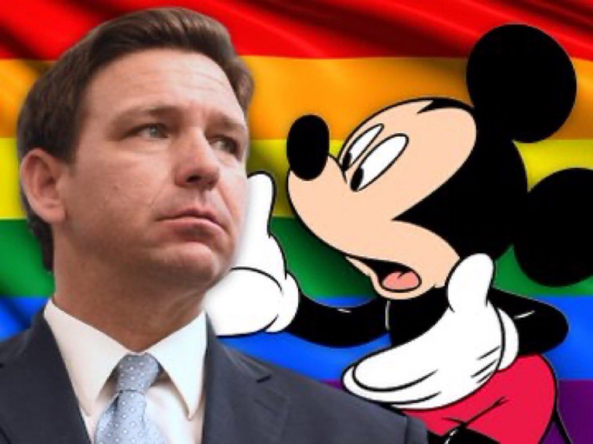 goRubenRuben's tweet photo. GOP hates Black Mickey Mouse. Racist Republicans #GOPHatesBlackMickeyMouse #GOPHatesDisney #florida_OUT https://t.co/LM1mktrbts
