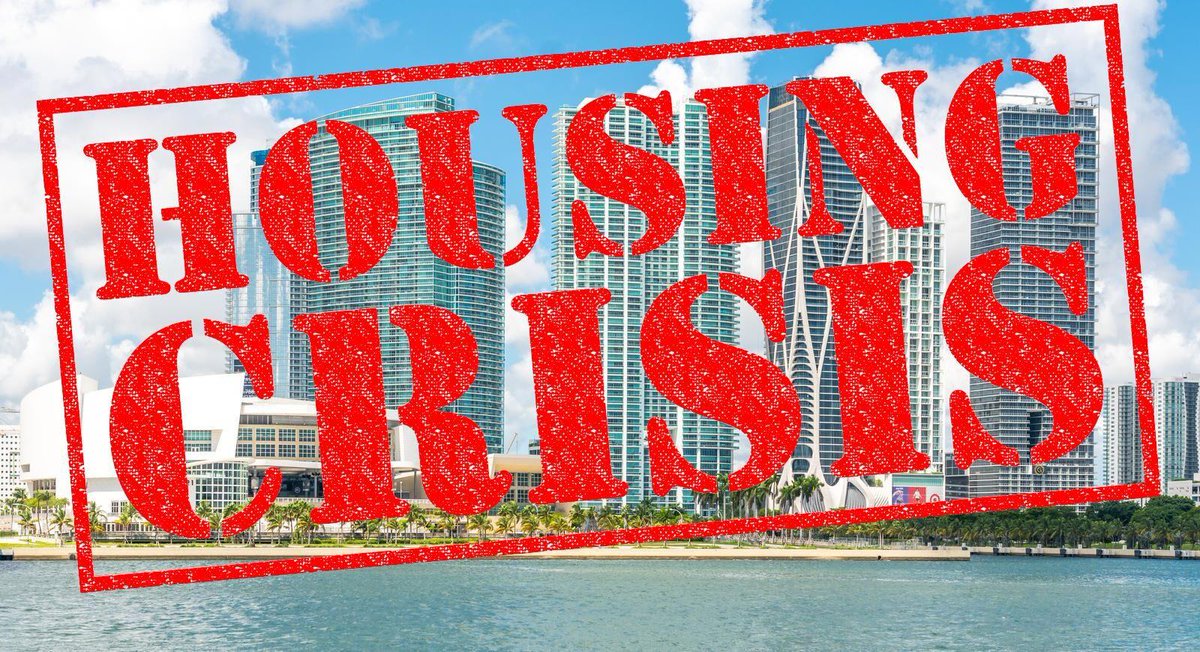 Miami Urban League (@miaurbanleague) on Twitter photo Miami-Dade County <a href="/MayorDaniella/">Daniella Levine Cava</a> Levine Cava has declared a housing affordability crisis in South Florida.
She announced that Miami-Dade has become one of the most unaffordable places to live in the United States. Rents in the county have jumped 30% bit.ly/3Mk77yY Miami-Dade County <a href="/MayorDaniella/">Daniella Levine Cava</a> Levine Cava has declared a housing affordability crisis in South Florida.
She announced that Miami-Dade has become one of the most unaffordable places to live in the United States. Rents in the county have jumped 30% bit.ly/3Mk77yY
