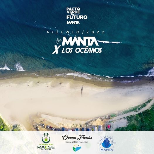 APortuariaManta's tweet photo. Nos unimos a la iniciativa #MantaXLosOcéanos organizado por @PactoVerdeEC del @Municipio_Manta, minga simultánea terrestre y marina que se desarrollará el 4 de junio.

Mantenemos nuestro compromiso como APM para aportar en el cuidado ambiental y proteger los recursos naturales. https://t.co/2RQYDji2fd