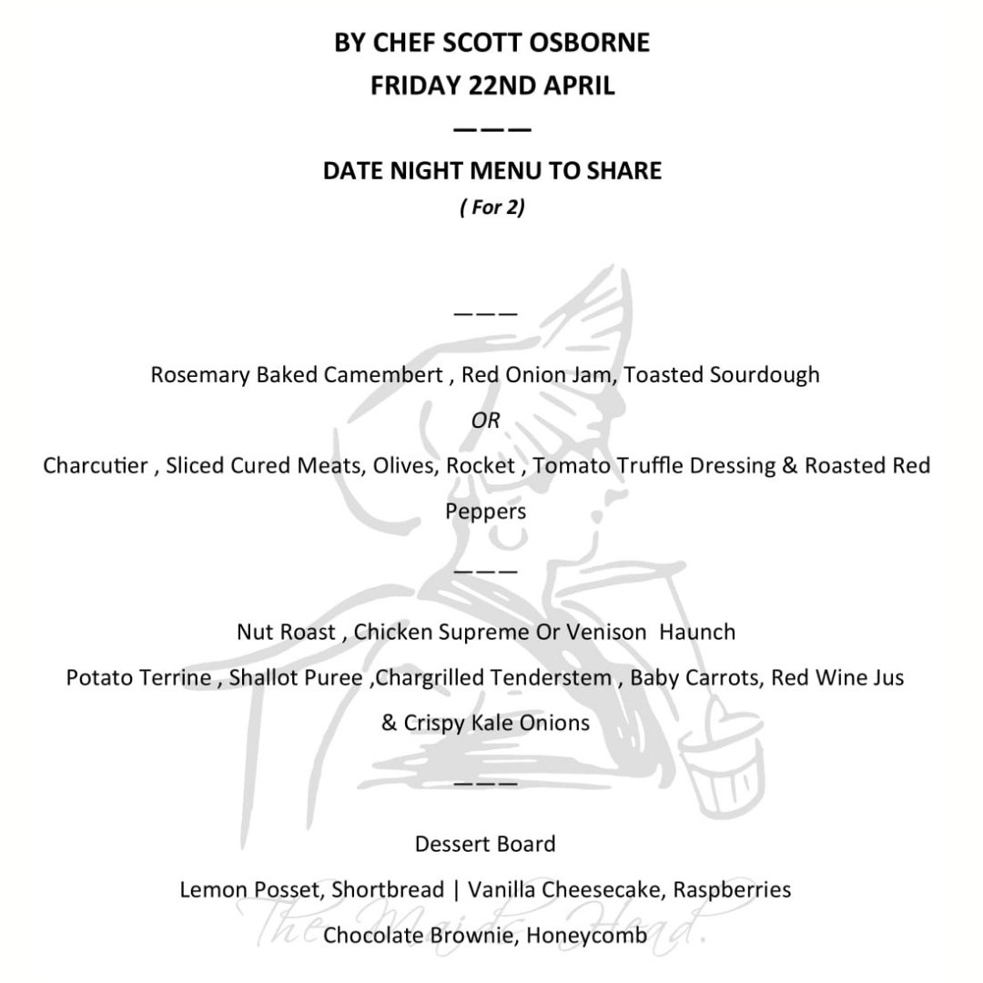 Get the baby sitter organised as this Friday is #Datenight💕Go on you know you deserve it! #bitofustime #timeforus Reservations 01353 727762 or resdiary.com/restaurant/the… 

#hollandhospitality #wicken #wickenfen #Ely #Cambridge #newmarket #suffolk #thatched #countrypub in the #fens