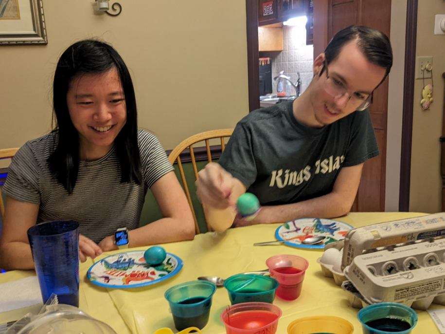 viviangiang46's tweet photo. So this was a surprised that my boyfriend Kyle came home last Friday for Easter Weekend. We were supposed to see each other in May, but he came home. I cannot wait to spend my summer break with him and especially our 5 months is going to be a blast for our trip together. https://t.co/RRdzcrc6io