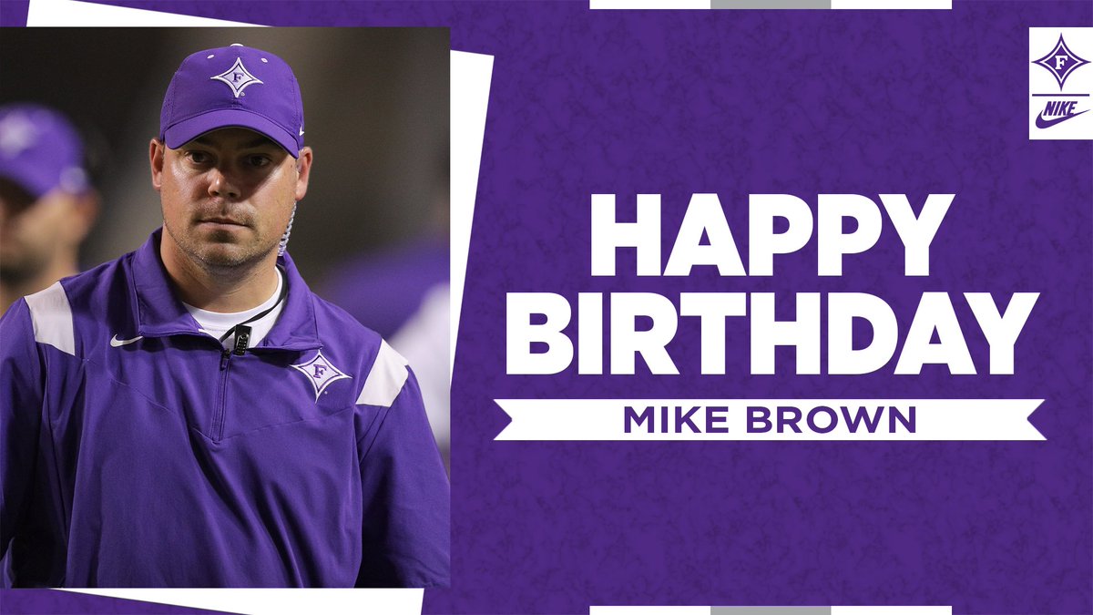 Happy Birthday to athletic trainer Mike Brown. Thank you for all you do for us! 🎉🎉

#FUALLTheTime I #EliteIsTheStandard
