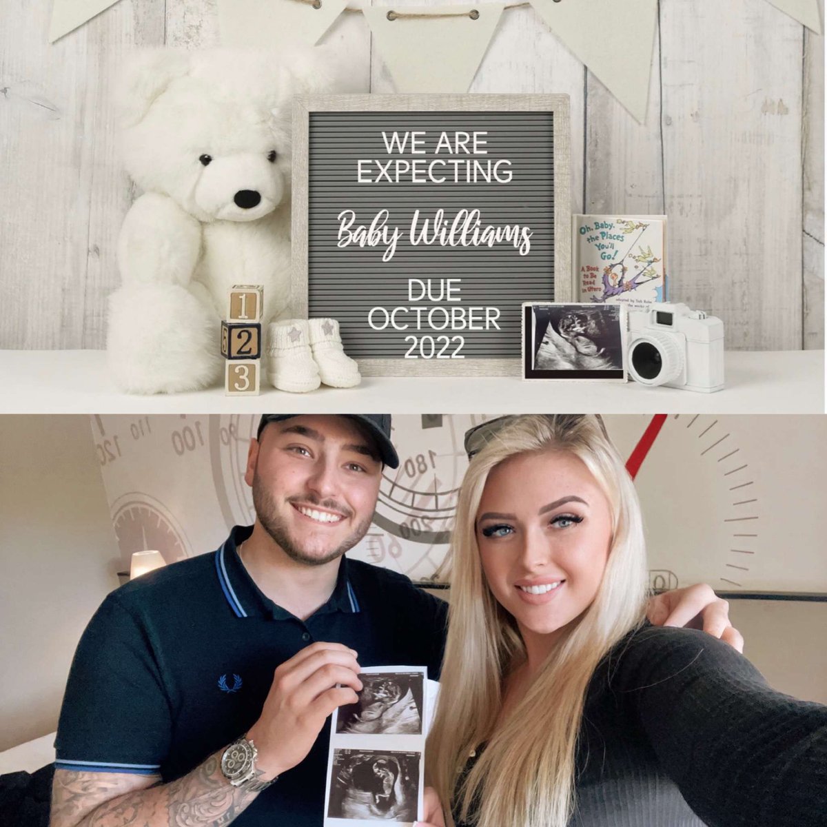 Baby Williams pending…Due October 2022🤩👶🏻😍