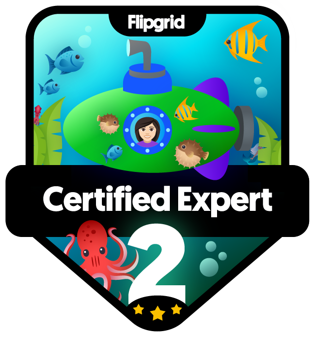 🏆 I'm taking social learning to the next level! I just earned my @Flipgrid Certified: Level 2 badge #FlipgridForAll