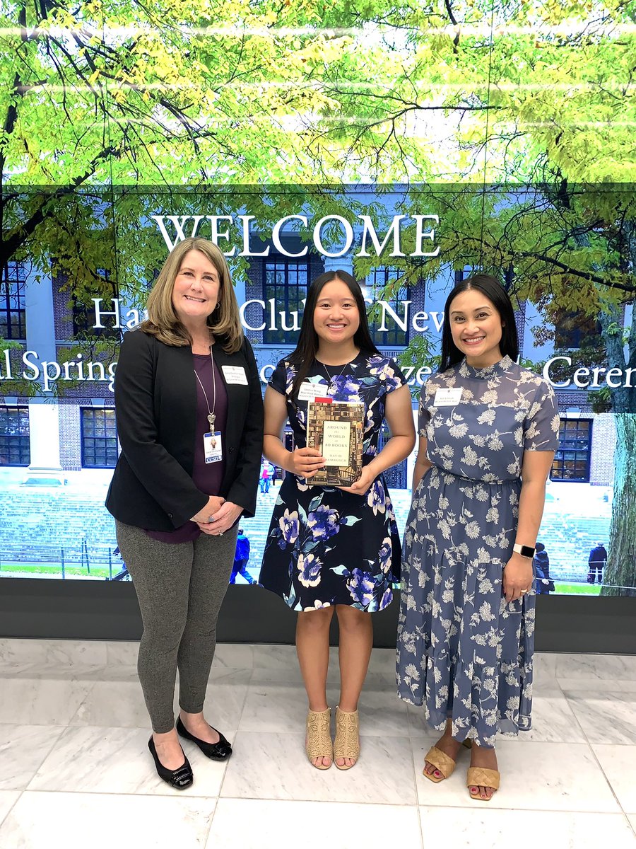 laurenwongnv's tweet photo. I’m so honored to be among the juniors awarded the Harvard Prize Book, a Harvard tradition dating back to 1910. Thank you to the Harvard Club of Nevada for selecting me and to my teacher, Ms. Kim Schmidt and Principal Amy Dockter-Rozar. #WestTech #WCTA #HarvardPrizeBook https://t.co/Kx7KF46uw6