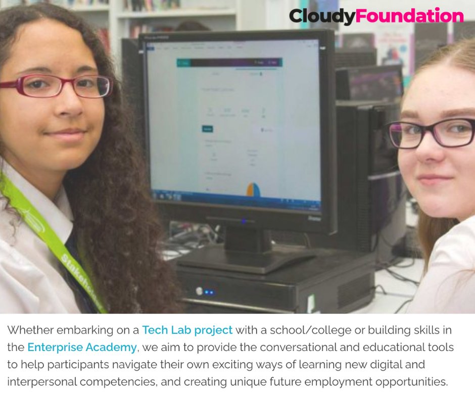 Our digital projects are designed to be inclusive and engaging for young people aged between 14 and 25. We aim to connect young people through rewarding projects.

Find out more! cloudyfoundation.co.uk/young-people-o…
...
#communityprojects #buckinghamshire #community #digitalprojects