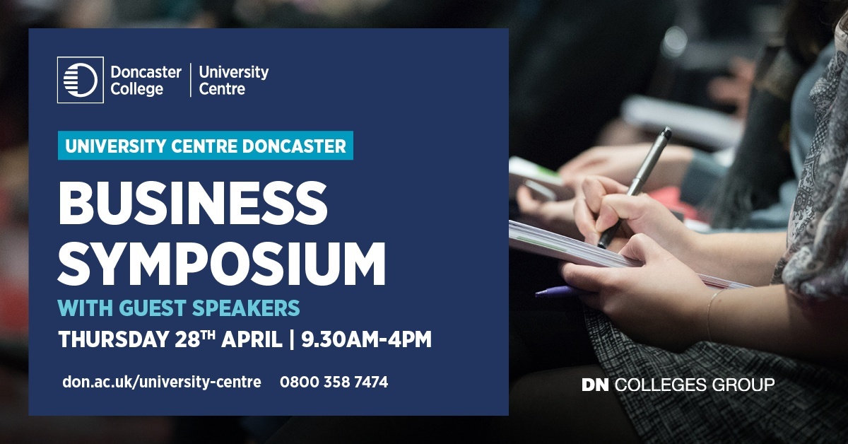 Join our University Centre Doncaster students and guest speakers from the local area for a day filled with insight and inspiration.

Register for your place here: orlo.uk/jWzPM

#Business #Networking #UCDon