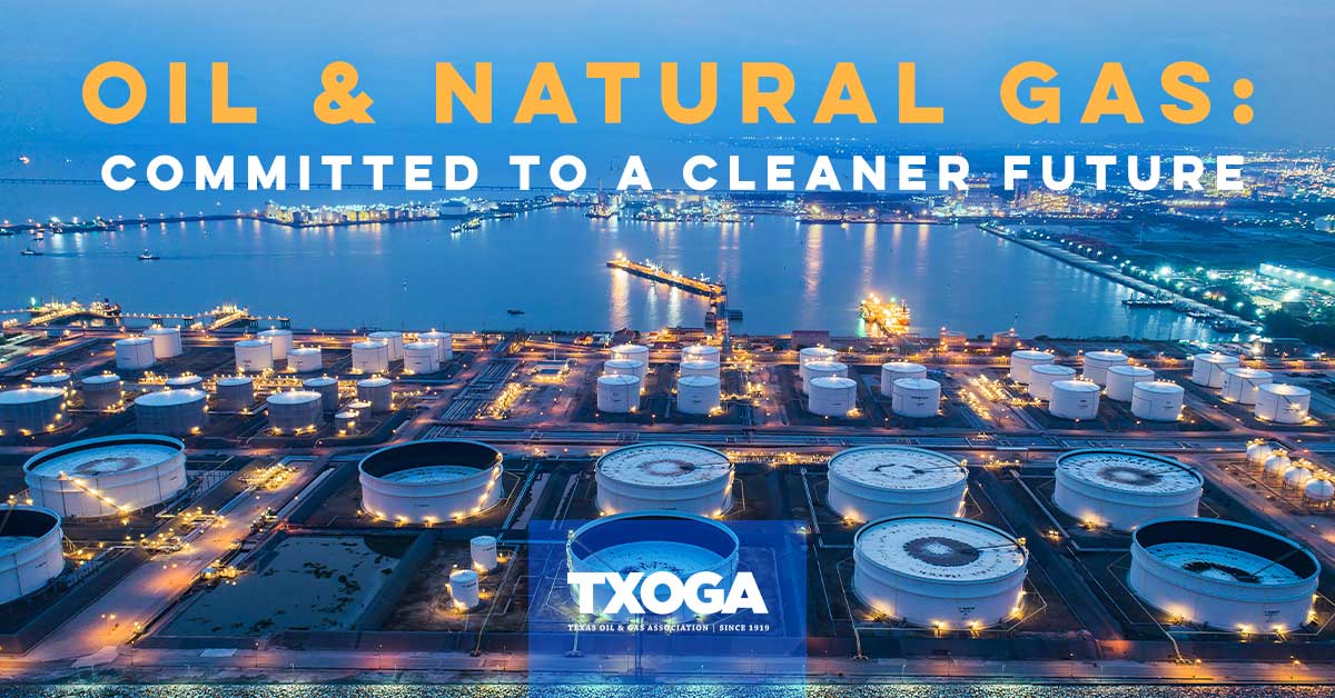 TXOGA's tweet photo. The future is important. That’s why the #Texas #oil and #naturalgas industry focuses on and invests in partnerships, innovations and best practices that will help us achieve a cleaner future. #EarthWeek #InvestInOurPlanet https://t.co/Yopc4rbXDr