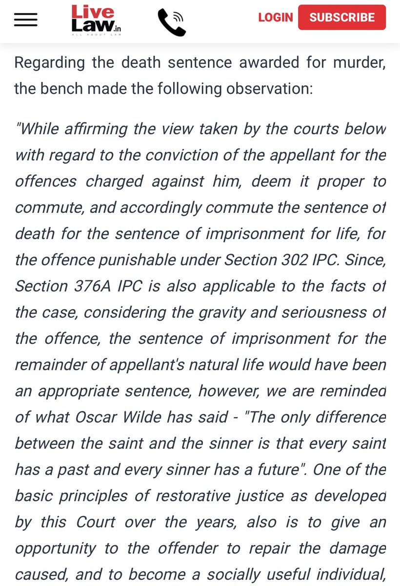 ShefVaidya's tweet photo. Can’t believe a woman judge would be a part of this verdict! So our learned judges are now moonlighting as priests as well, providing deliverance from ‘sin’? And how does Mohd.Firoz ‘repair the damage caused’? Can he bring the 4 year old back to life? https://t.co/7koHUDYpqv