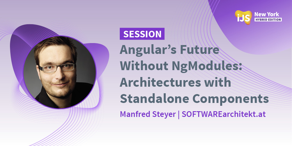 JavaScriptCon's tweet image. How can #Angular applications be structured without #NgModules?

 @ManfredSteyer will explain the basics and mental model of #standaloneComponents and show approaches for structuring your application and for grouping related building blocks. &amp;gt;&amp;gt; ow.ly/ZOcr30shB2k