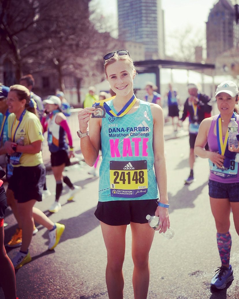 BulfinchCos's tweet photo. Congratulations to Bulfinch’s Kate O’Connor for completing her first #BostonMarathon in less than 4 hours and for raising over $13k for @DanaFarber and @TheJimmyFund! #bostonmarathon2022 #WomenOfBulfinch #Bulfinch #DiscoverAndDeliver https://t.co/asrZHvTFzU