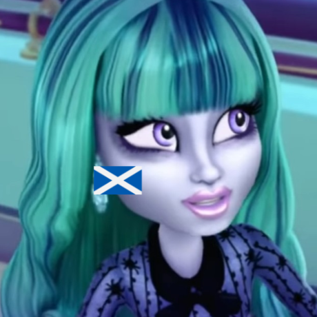 twyla is from the UK! she's ethnically scottish! [canon - submitted anonymously] twyla is the daughter of the boogeyman who is said to be from scotland!