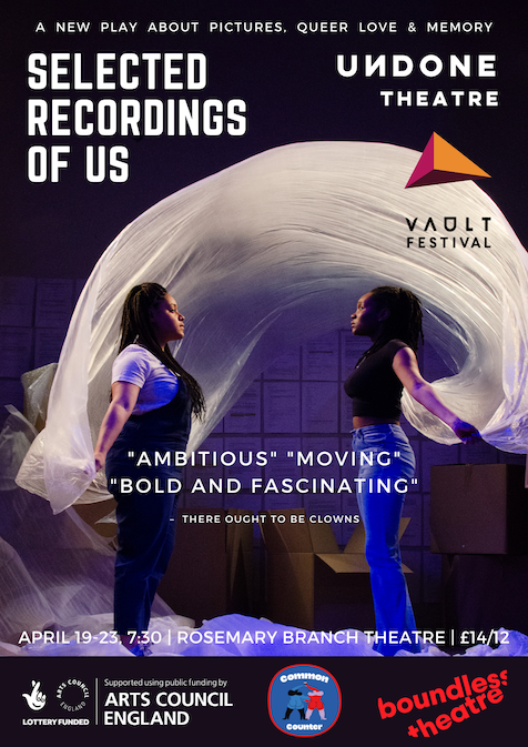 In a queer love story, is the act of remembering both personal and political? Don’t miss <a href="/undonetheatre/">Undone Theatre</a> critically acclaimed show ‘Selected Recordings of Us’, coming back to London for a limited run from 19 April. Book: rosemarybranchtheatre.co.uk/show/selected-…