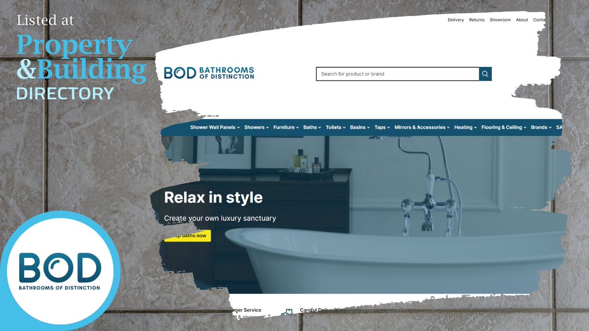 #Leeds-based Bathrooms of Distinction (BOD) only offer products from quality, recognised brands, all at fantastic prices. Check out their listing in our Directory at propertyandbuildingdirectory.co.uk/business-direc…. #bathrooms