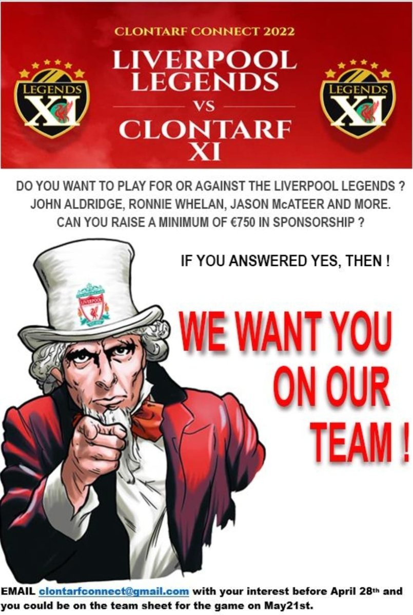ClontarfConnect's tweet photo. @AkaPaulHoward @AkaPaulHoward if you're willing to travel Northside we could get you a game on May 21st. We heard you were handy in your day. https://t.co/vTTja4F57Q