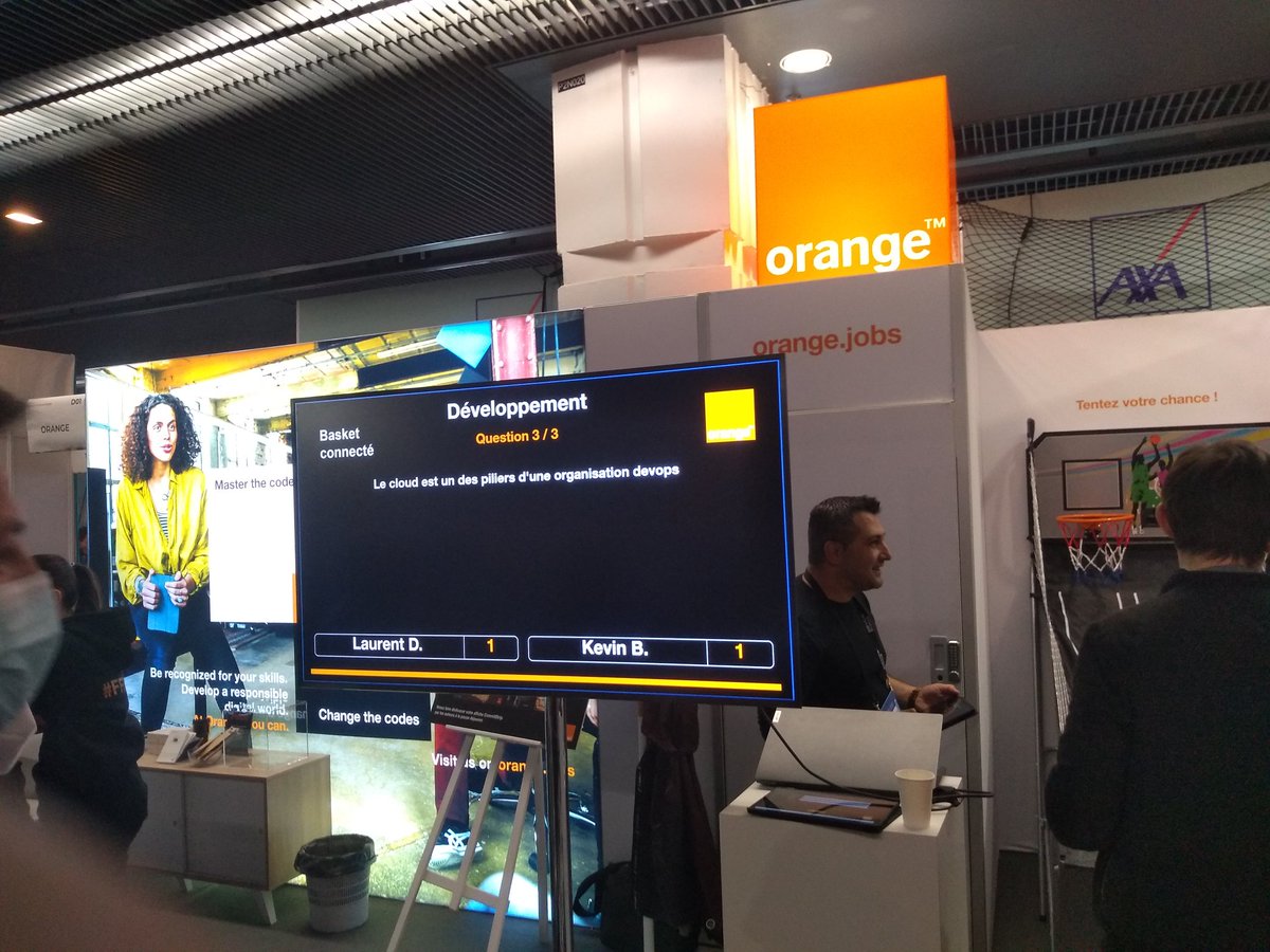 Orange <a href="/DevoxxFR/">DevoxxFR</a> ...c'est parti pour 3 jours !