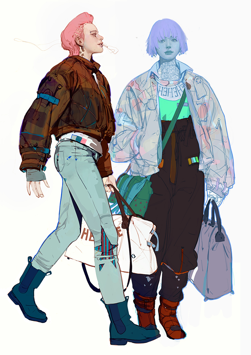 「jackets 🙃 」|bumskeeのイラスト