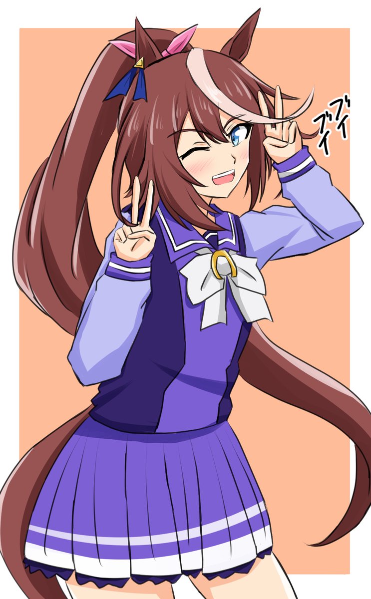 テイオーおめおめ!!
#ウマ娘  #トウカイテイオー生誕祭2022 #トウカイテイオー 