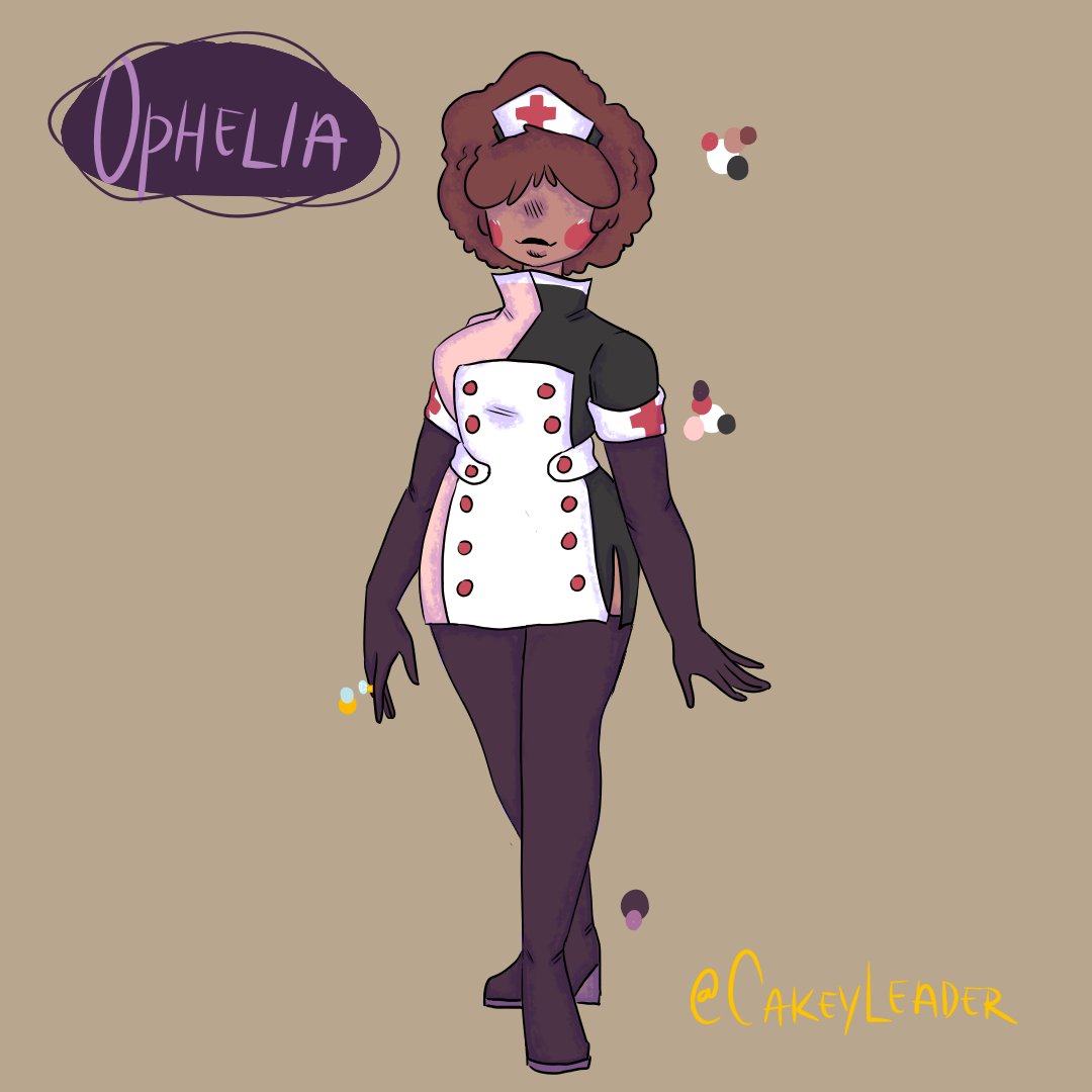 cakey_leader's tweet photo. Redrew my #hazbinhoteloc Nurse Pain, note that I've always given this lovely woman so many designs lol
Please do not copy, trace or steal any of my characters or art.
THANK YOU!
.
.
.
#hazbinhotel #cakeyleader #cakeyleaderart #art #myart #oc #myoc https://t.co/vrUEHNyfKI