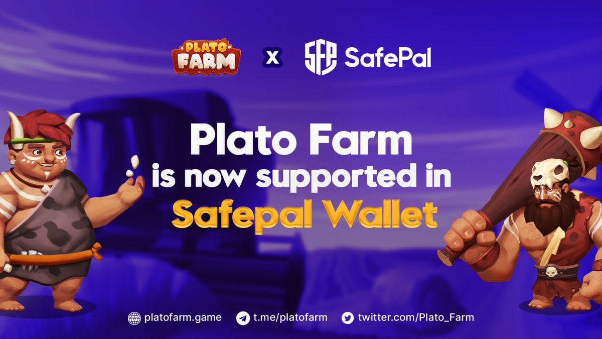 Plato_Farm's tweet photo. 🎉 Great news! #SafePal's #DApp browser now supports the #PlatoFarm website! 🤩

Download the @safepal App now:
👉 https://t.co/M3diIbqS7j https://t.co/ExEoqB7KSX